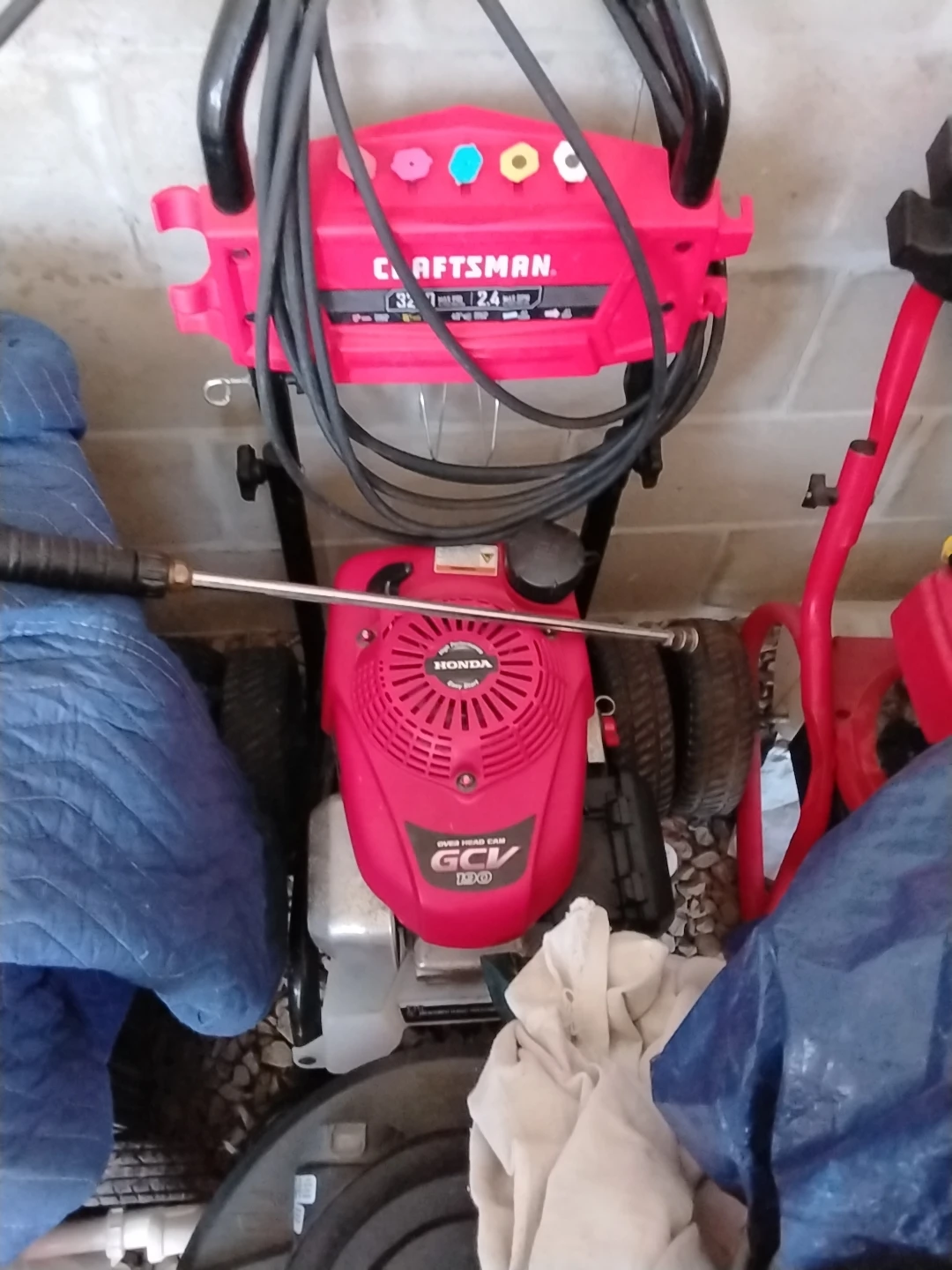 Craftsman Pressure Washer with Honda GC190 Engine