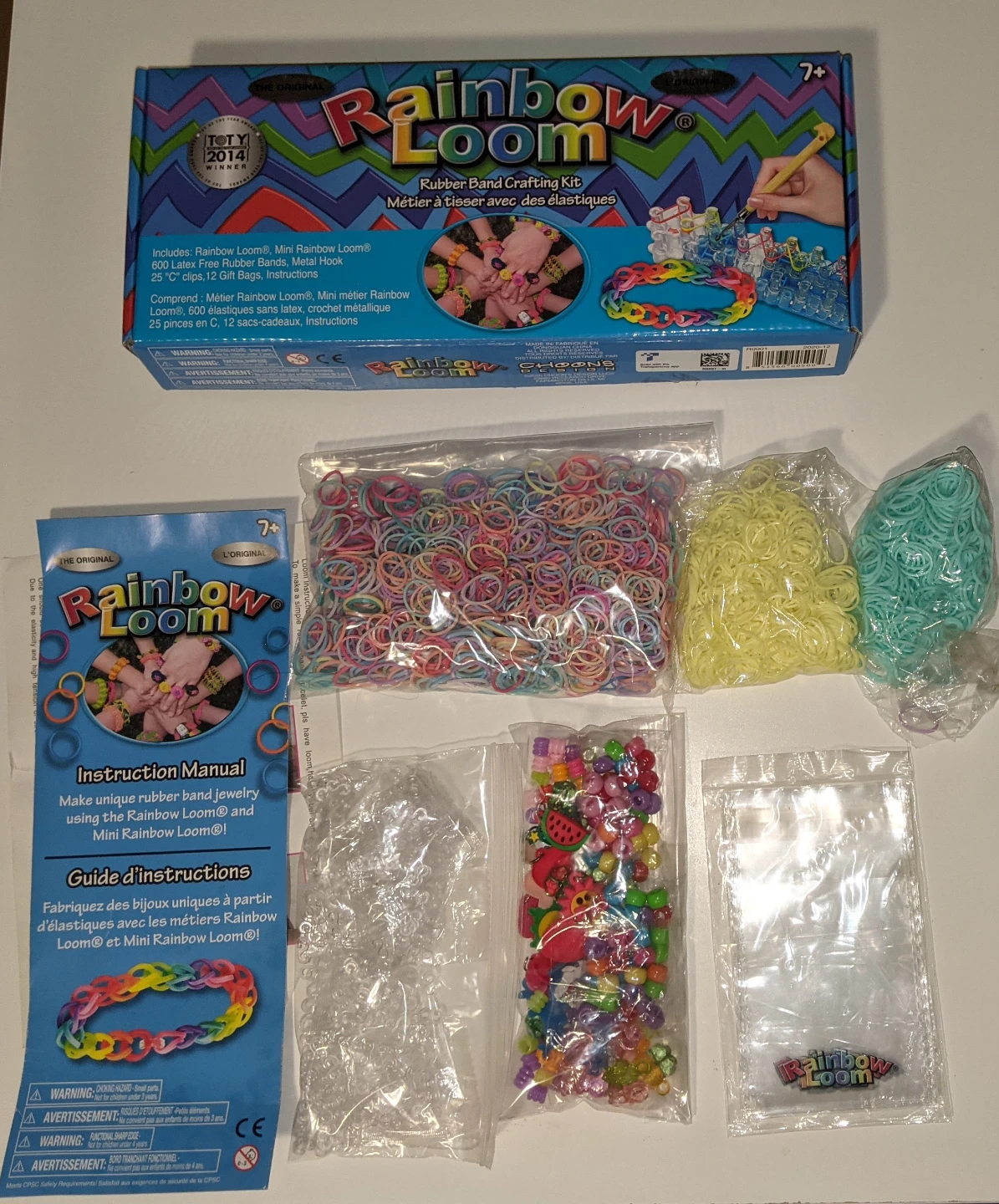Rainbow loom kit with extras