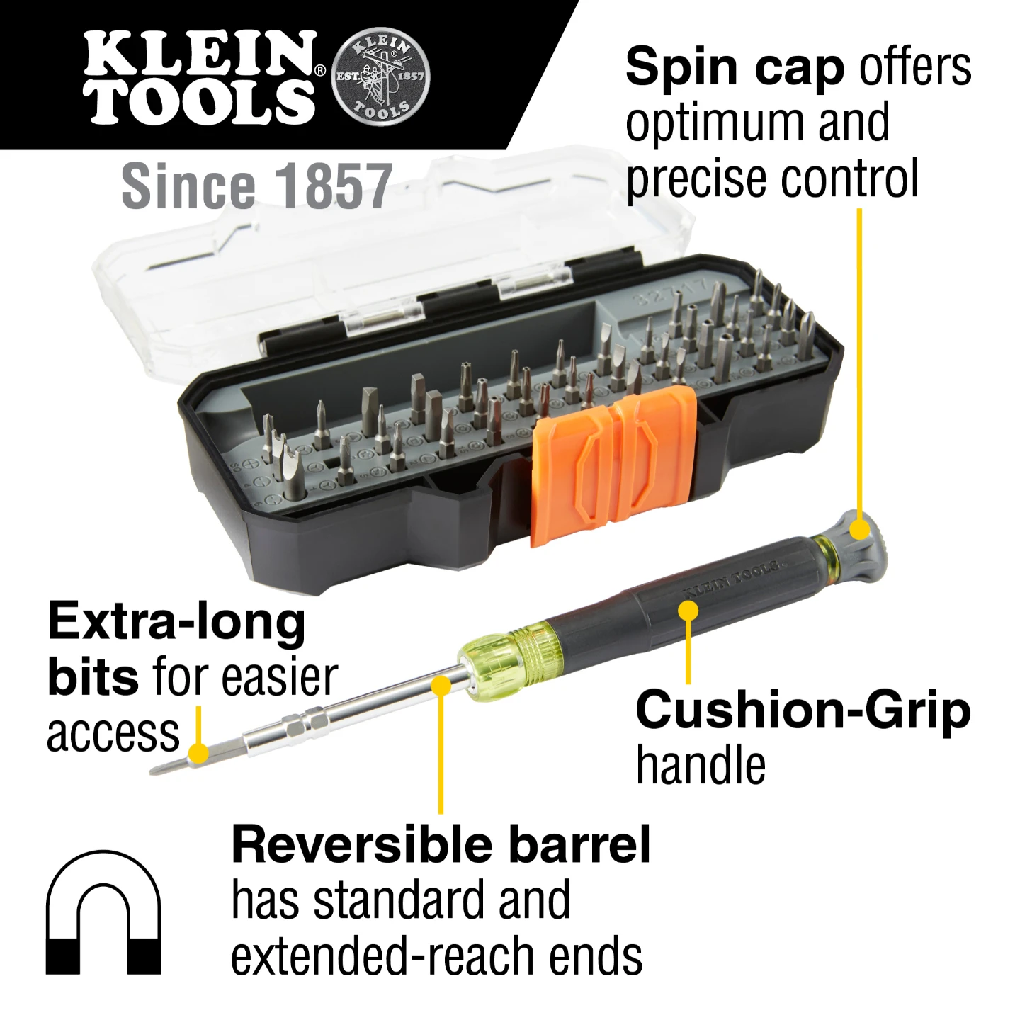 Klein Tools Precision Screwdriver Set 32717 - photo 4