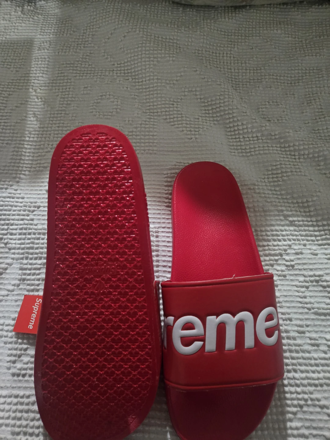 Supreme x Louis Vuitton Backpack & Slides - Red - photo 5
