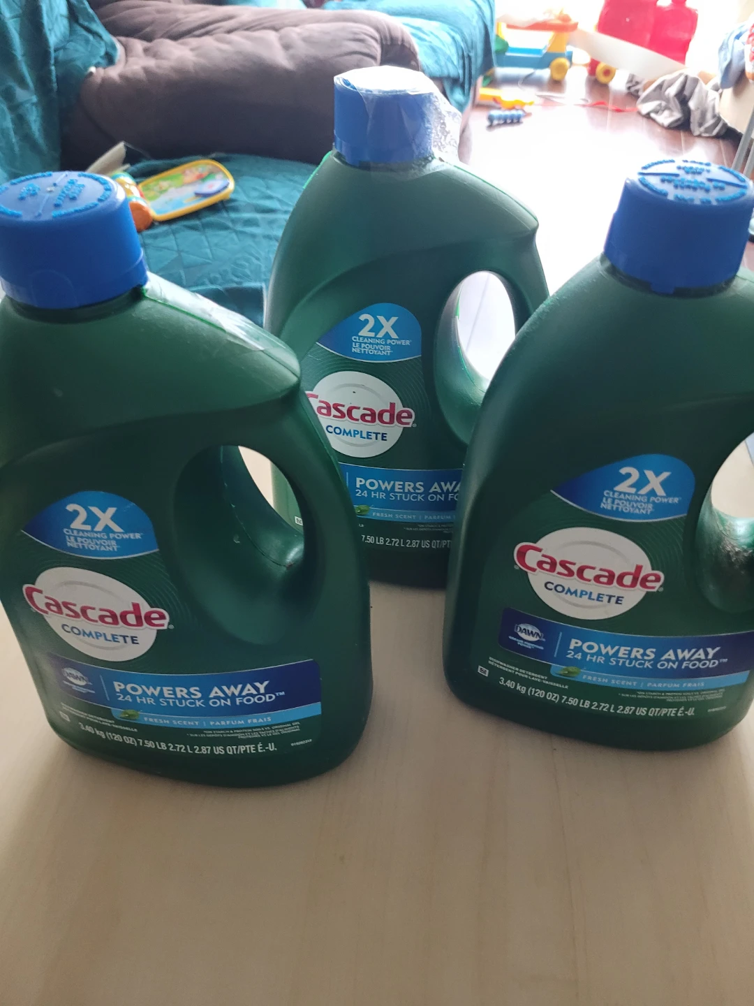 Cascade Complete Powers Away Dishwasher Detergent (3-Pack)