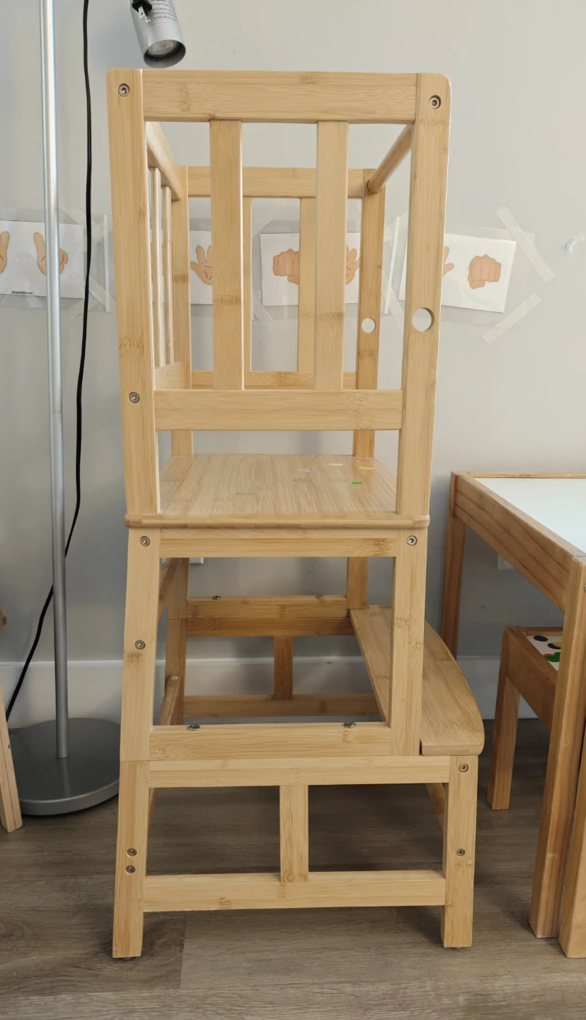 Wooden Learning Tower. Step stool for toddlers