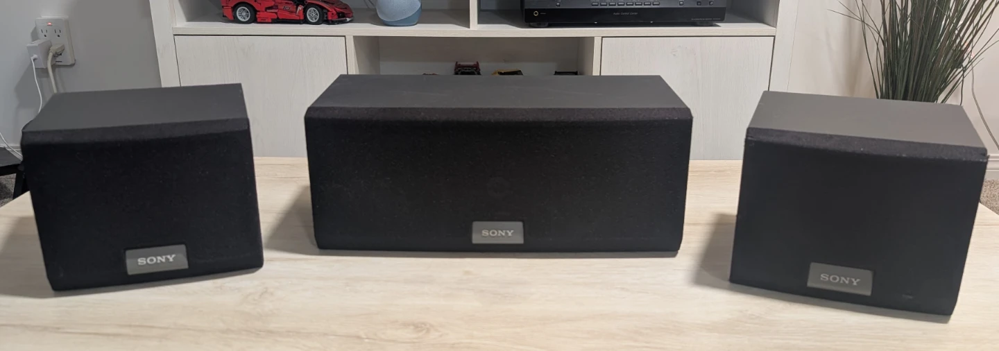 Sony Center + Rear Speakers – Budget Home Theater Setup