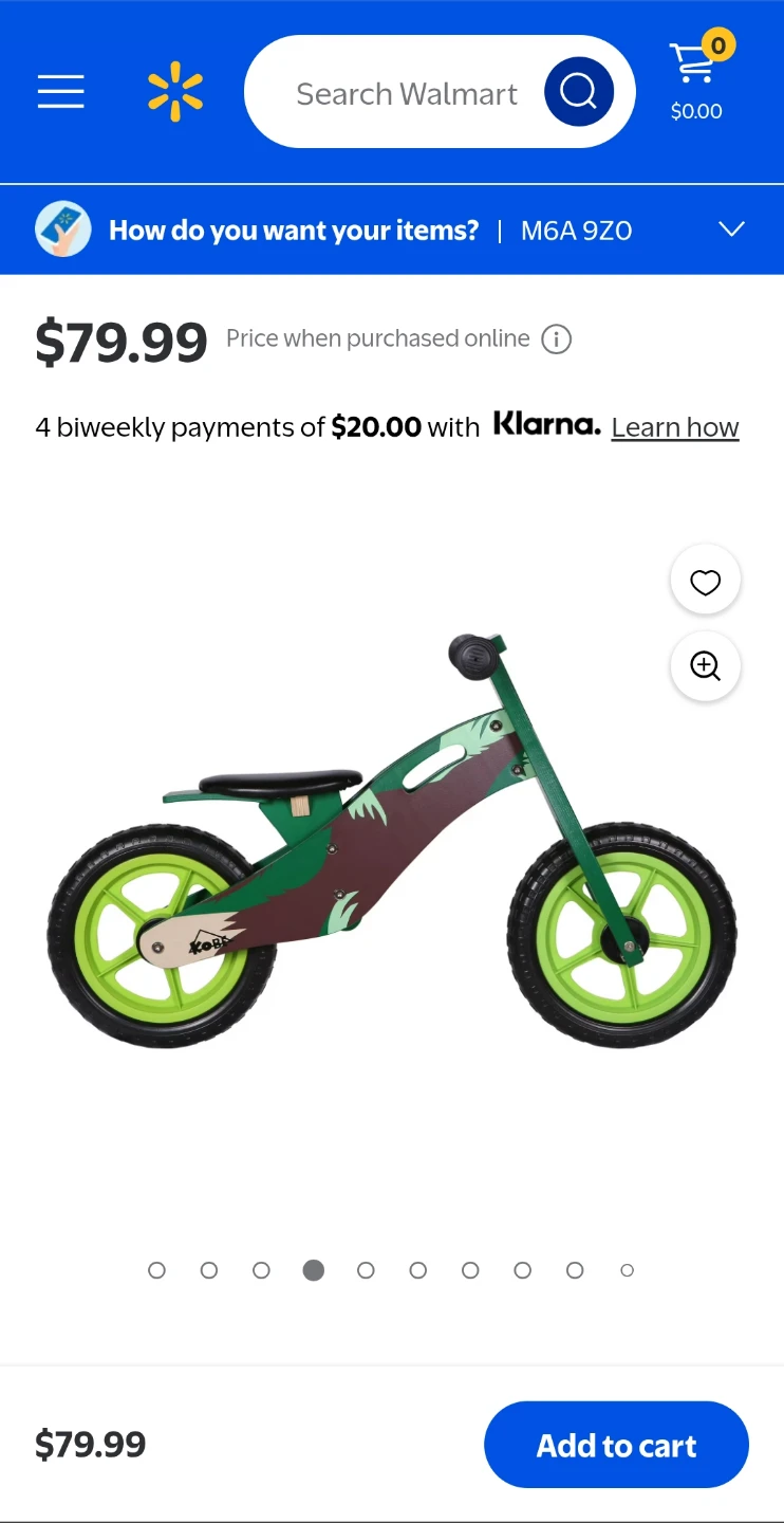 New Kobi Wooden Balance Bike - photo 2