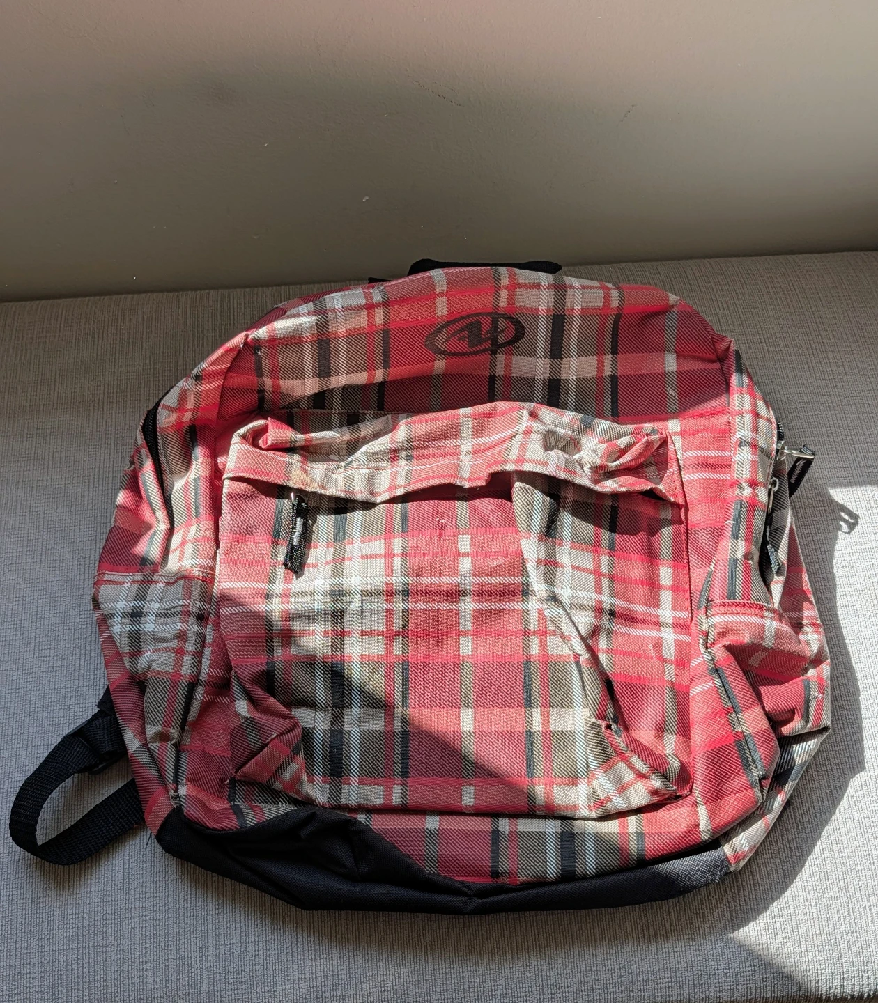 Athletic Works Plaid Backpack