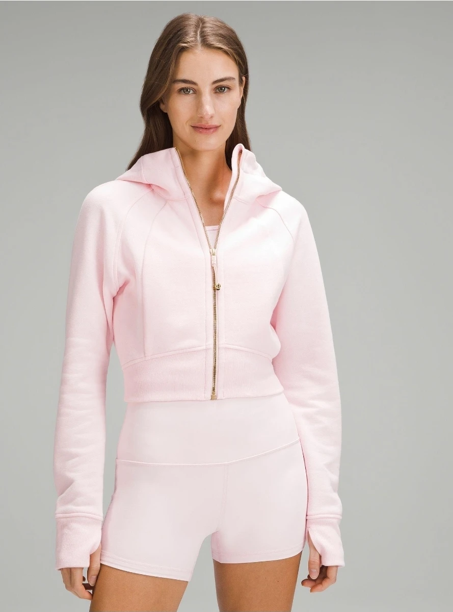 Lululemon Special Edition Scuba Cropped Full Zip Hoodie
