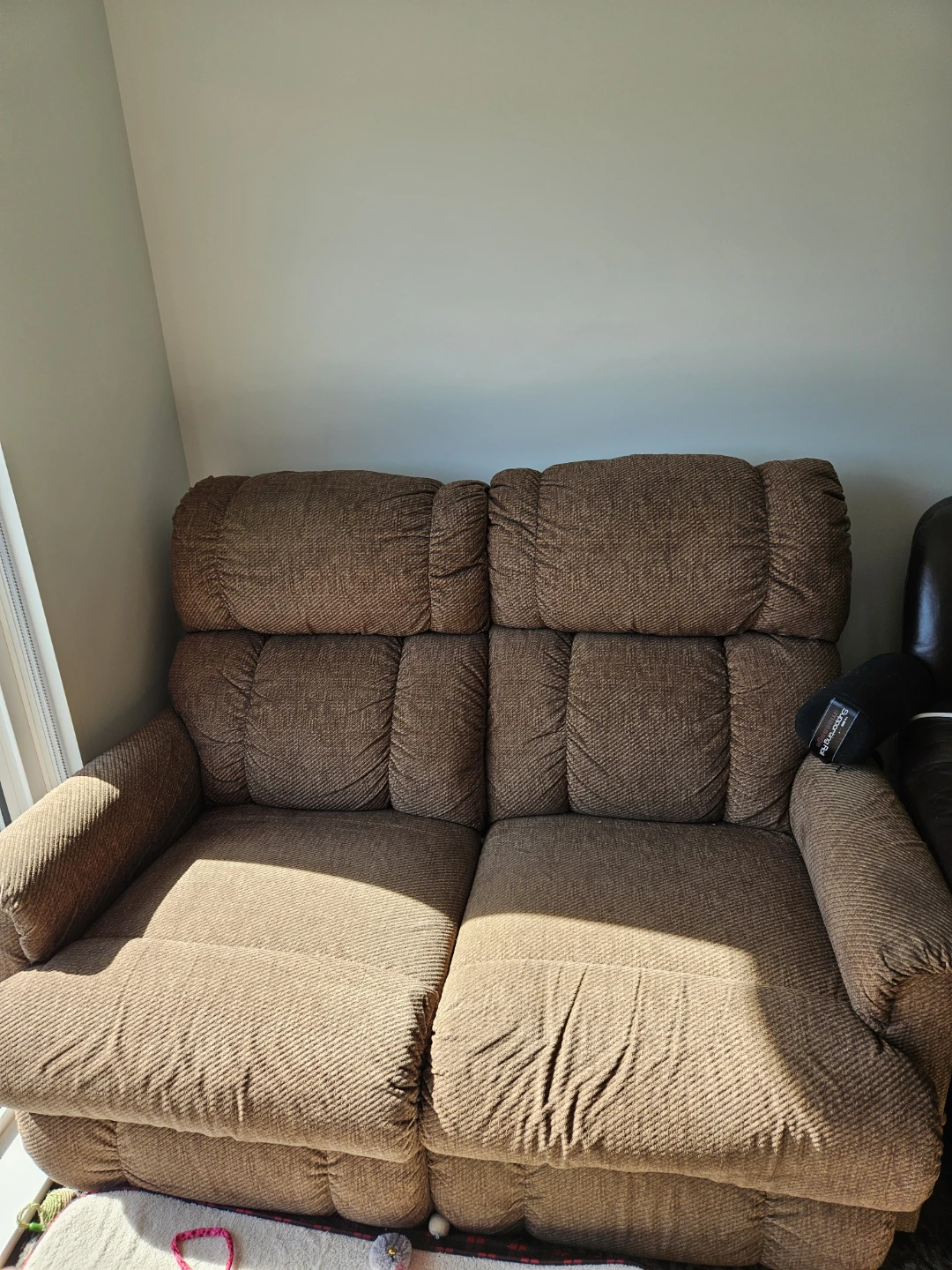 Brown Loveseat Recliner