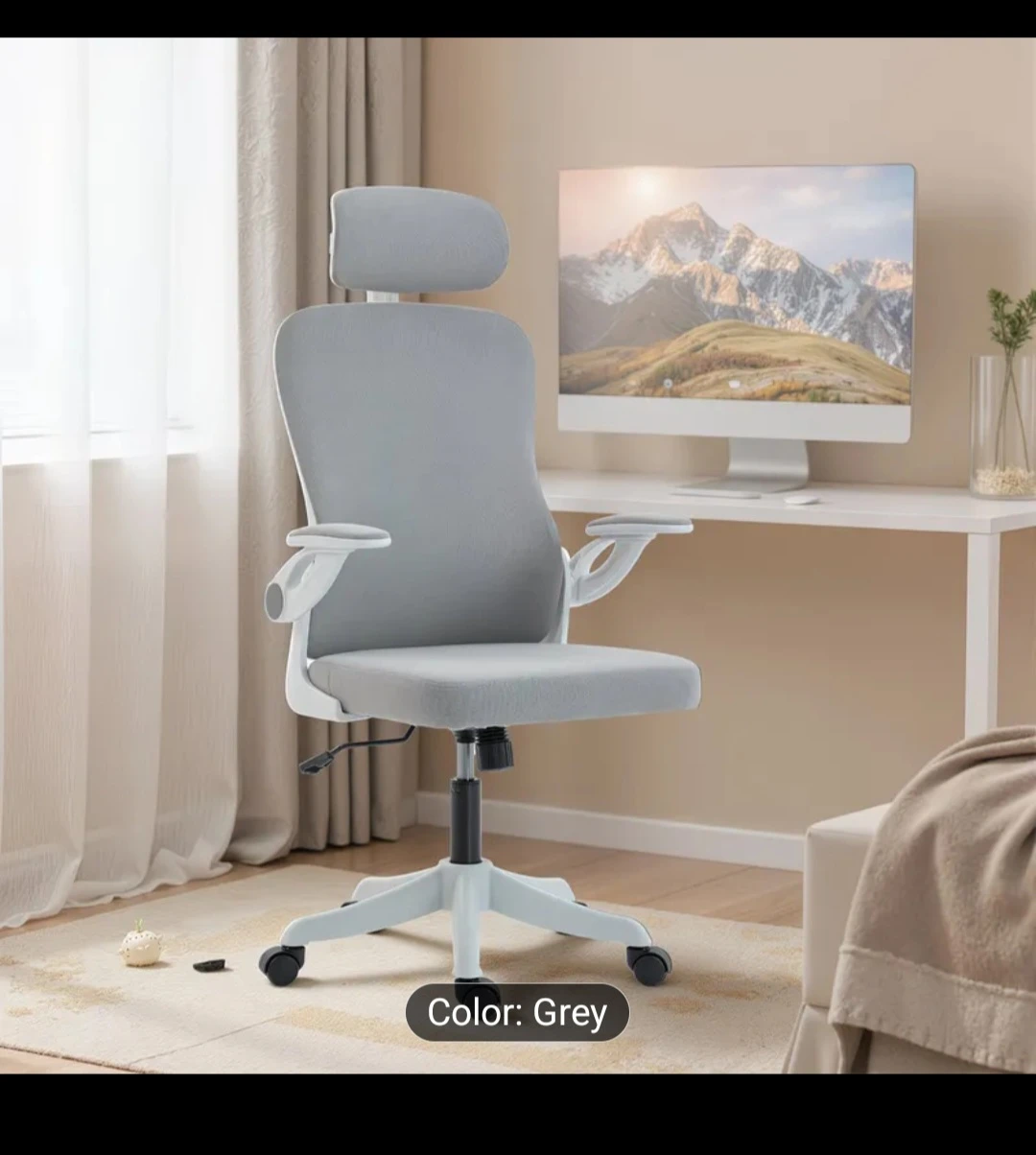 HomCom Ergonomic Office Chair - Grey