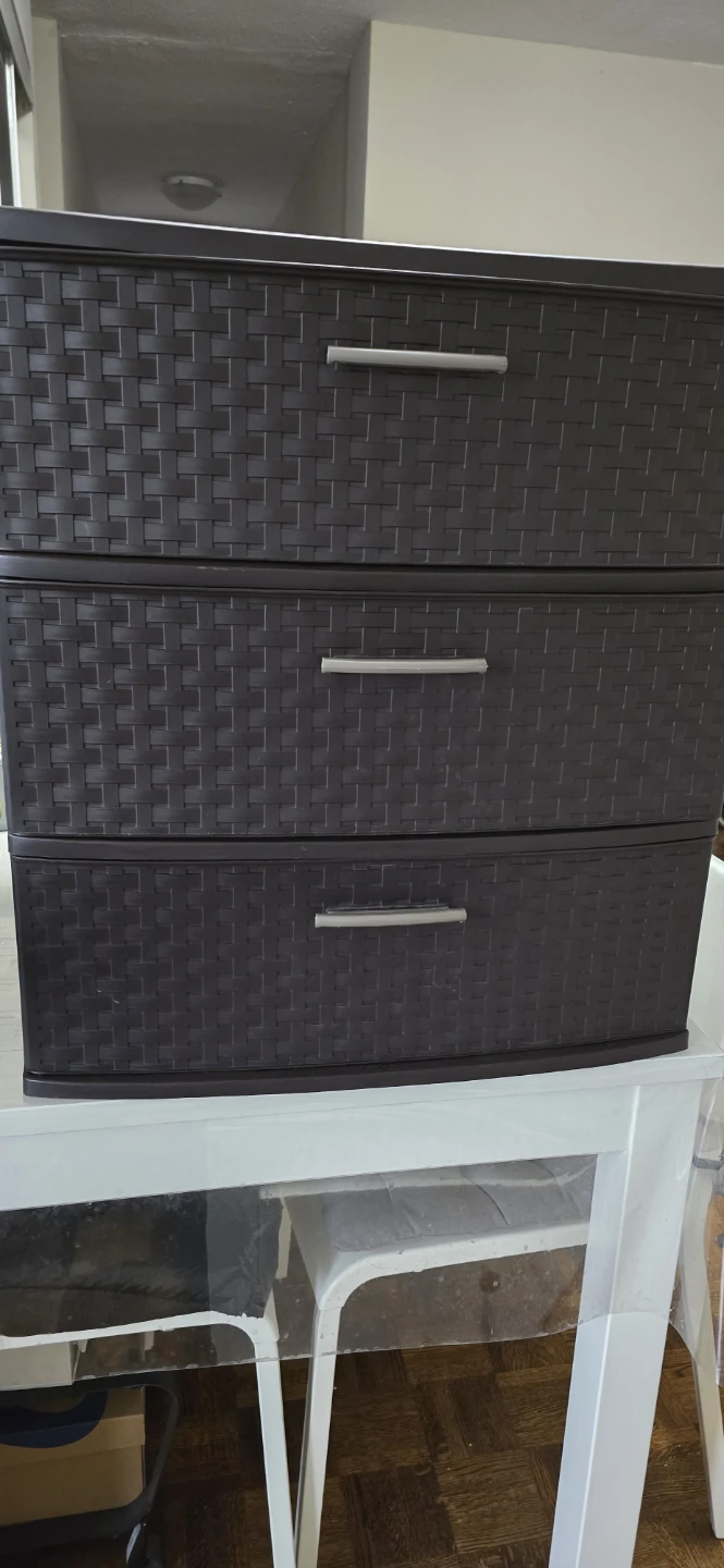 Sterilite 3 Drawer Rolling Cart