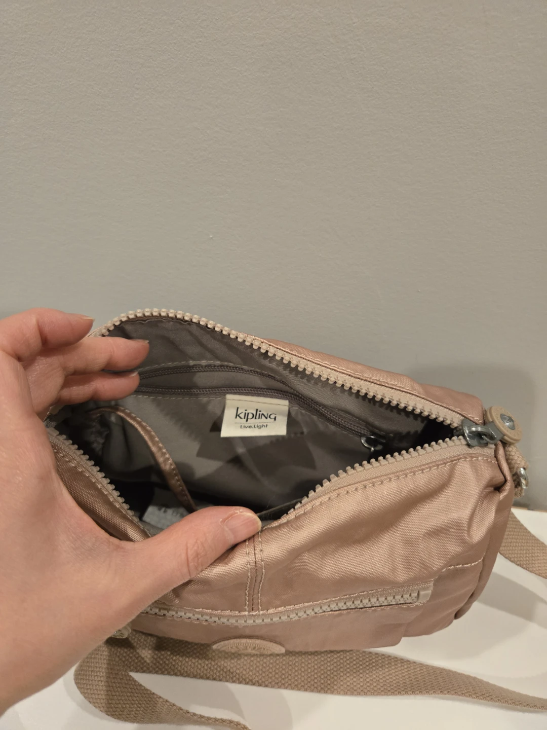Kipling Crossbody Bag - Rose Gold - photo 2