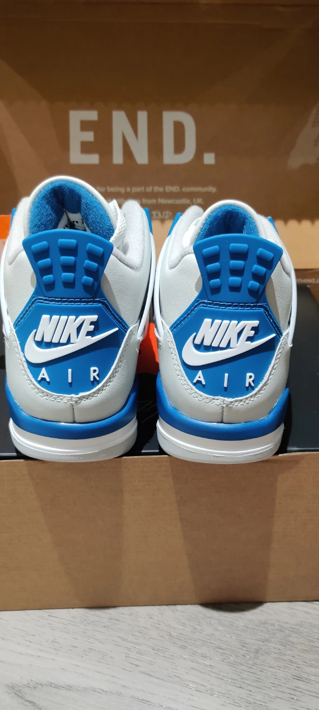 Air Jordan 4 Retro Military Blue AJ4 / Size 4M 5.5W - photo 2