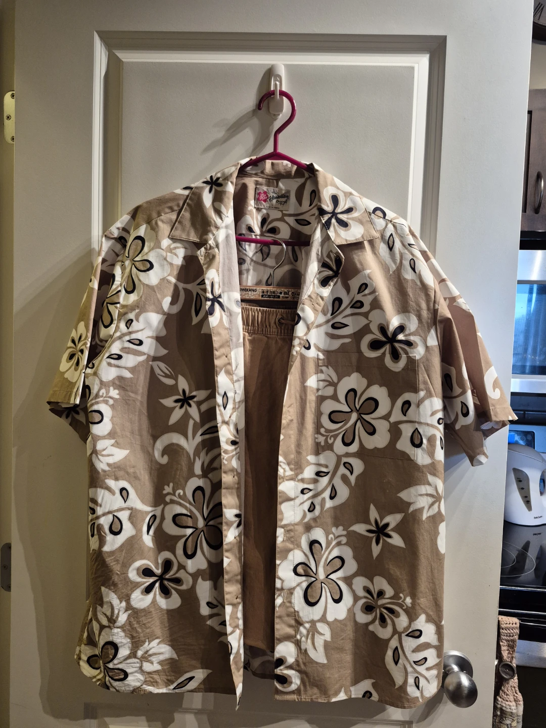 Men's Summer shirt set.