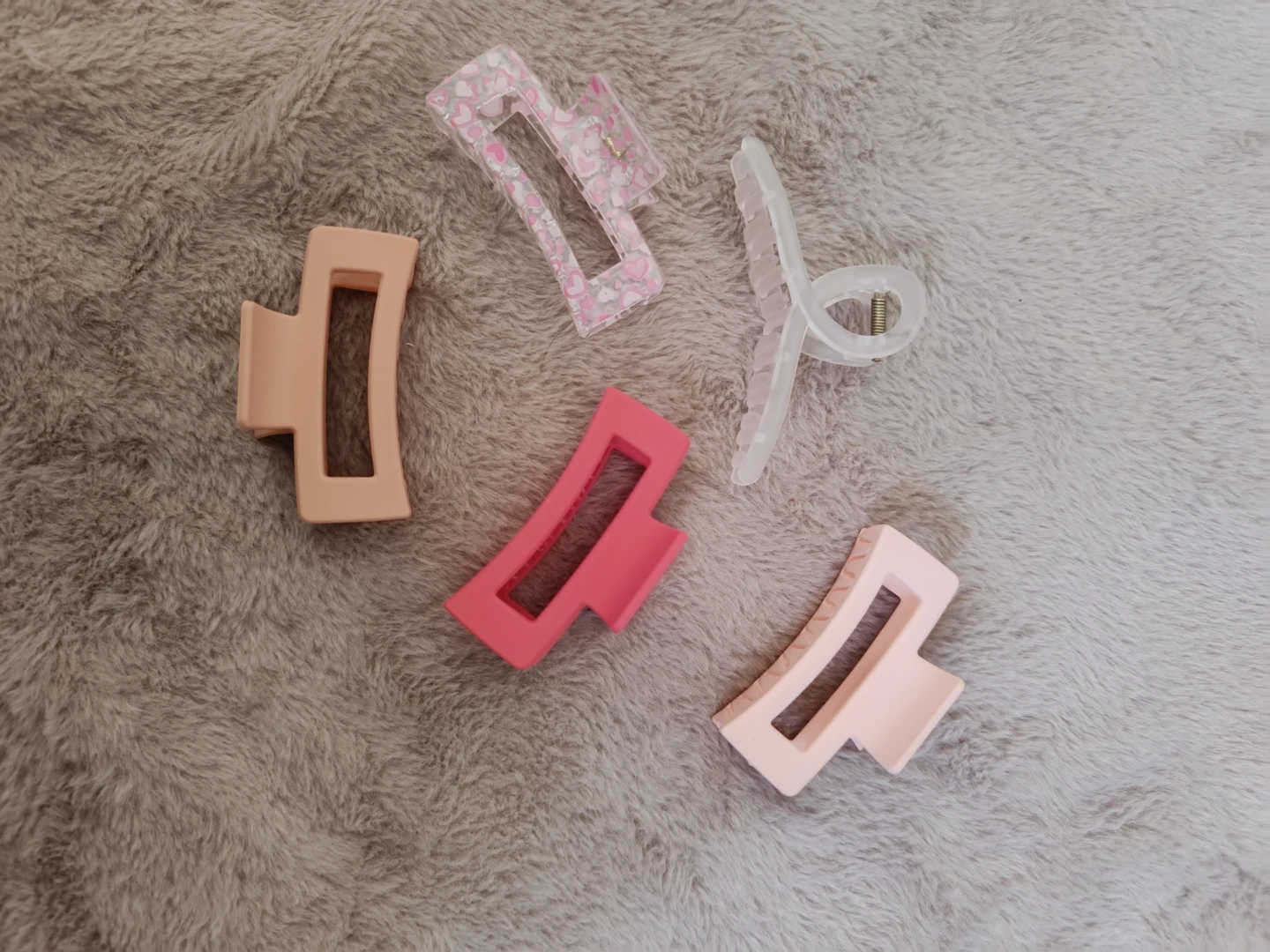 Set of 5 assorted claw clips - photo 2