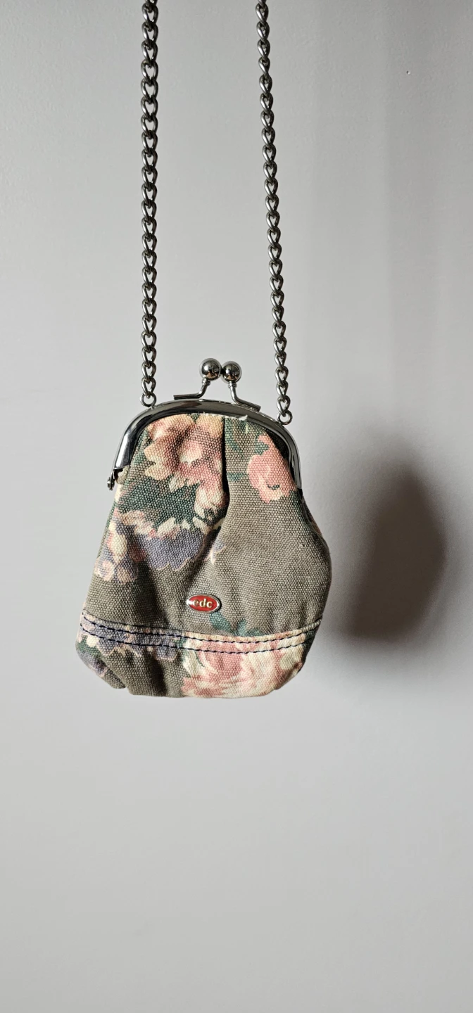 EDC by Esprit floral coin purse with chain