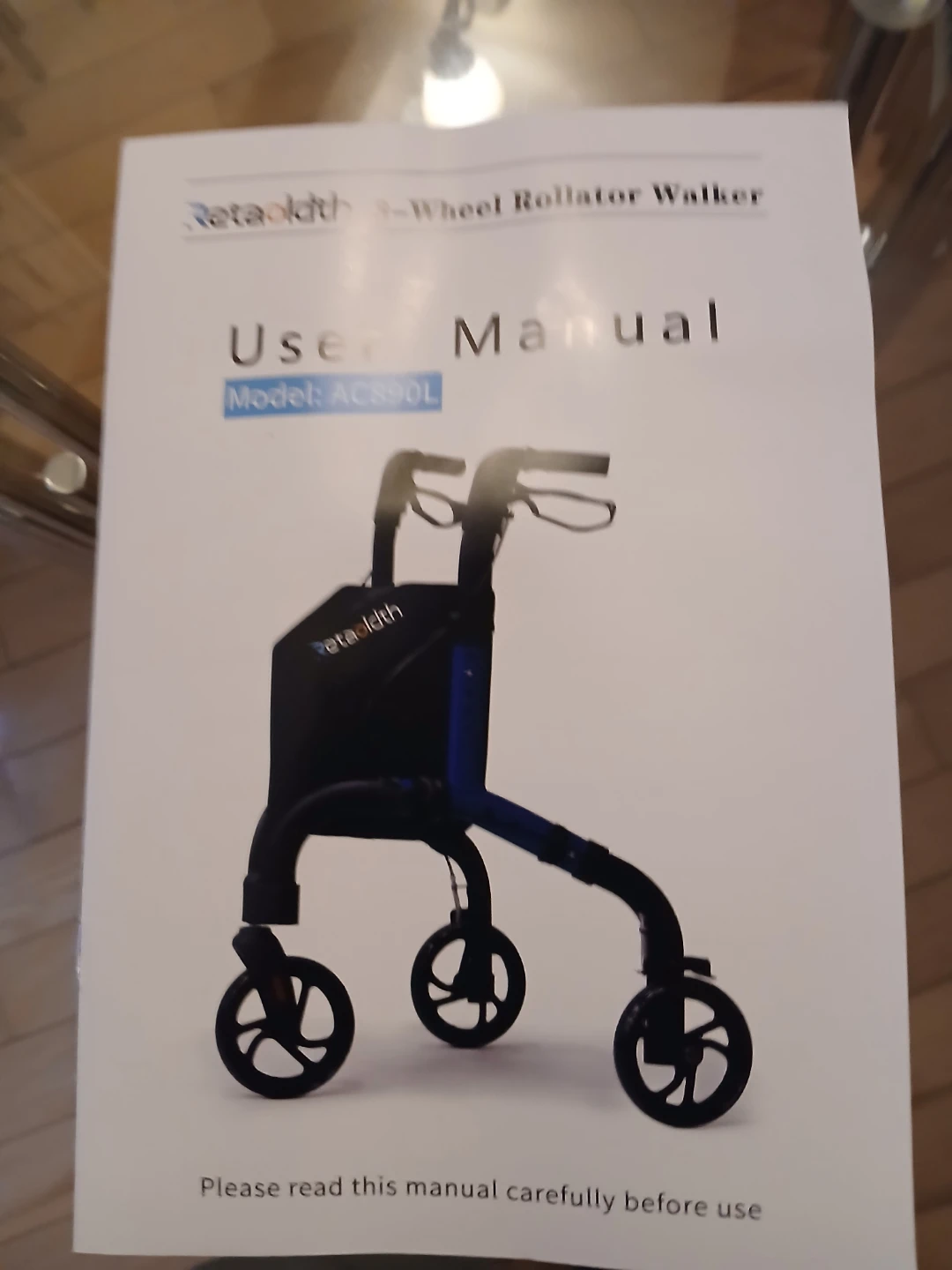 Retaoldth 3-Wheel Rollator Walker - photo 2