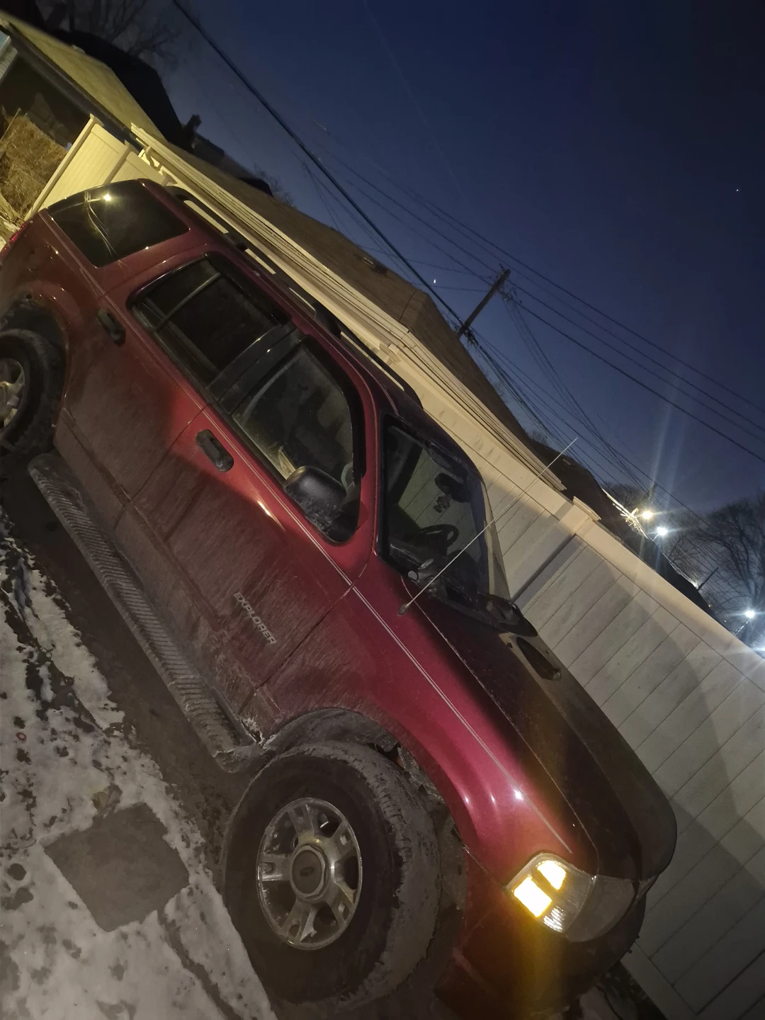 Red Ford Explorer SUV - photo 3