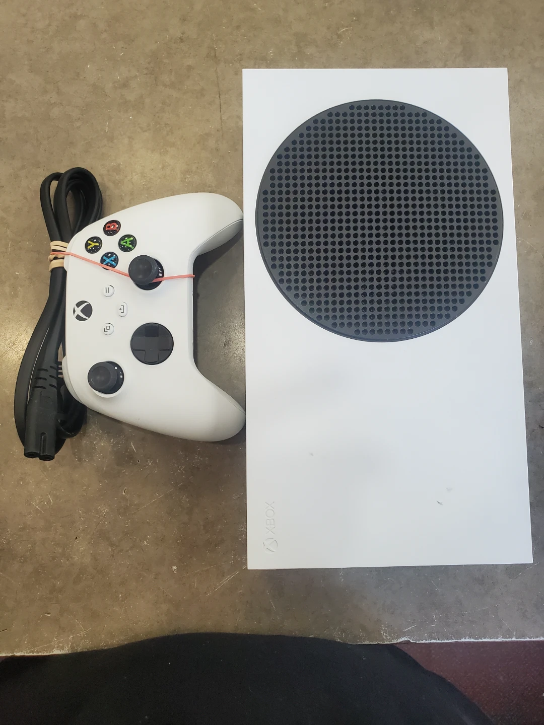 White Xbox Series S Console with Controller