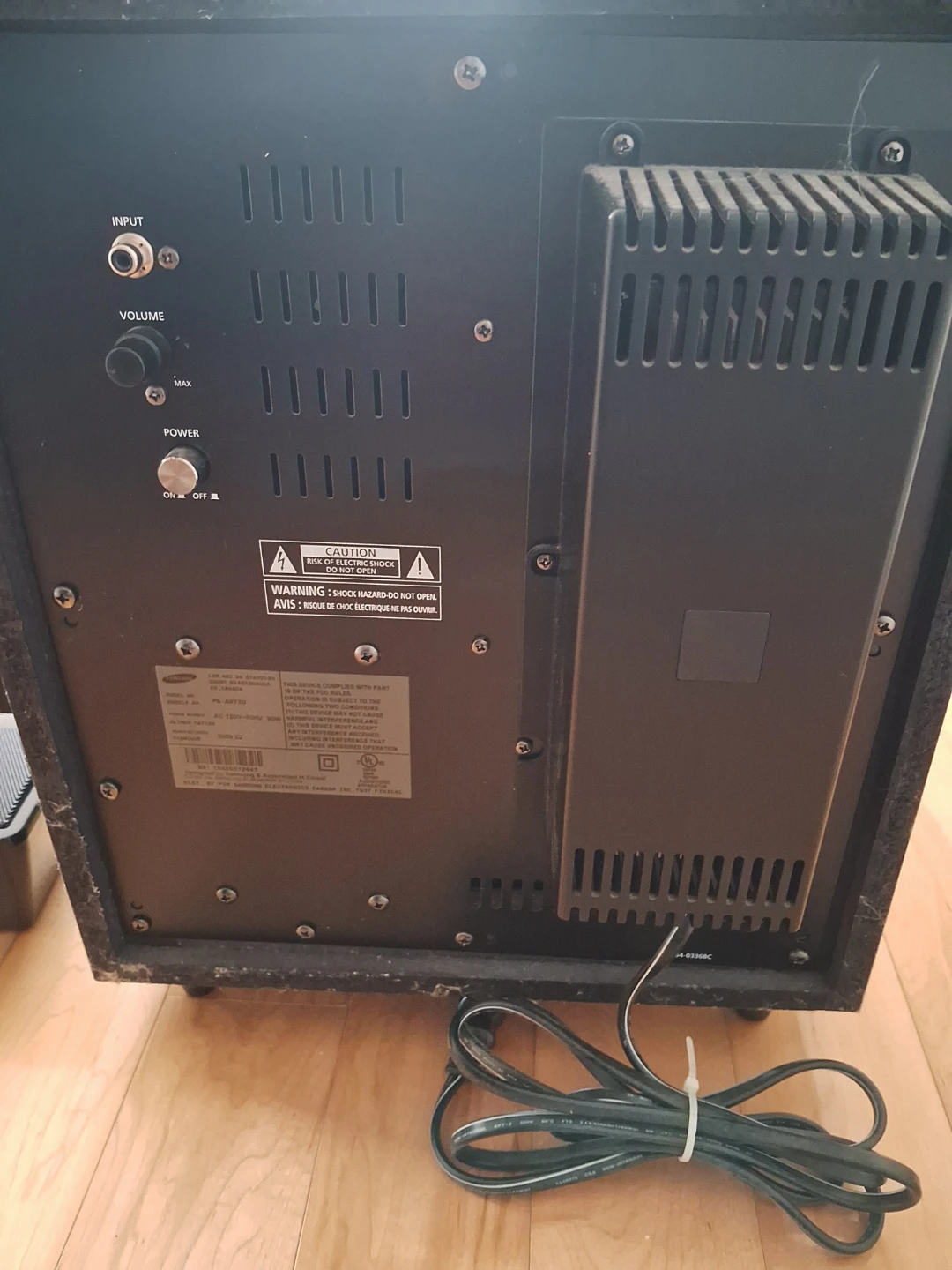 SAMSUNG SUBWOOFER + 5 SPEAKERS - photo 3