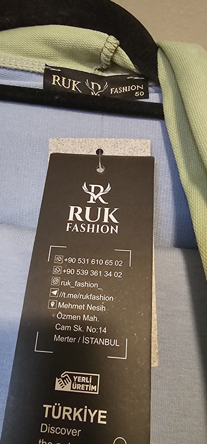 RUK FASHION Long Blue Hooded Jacket with pants - photo 3