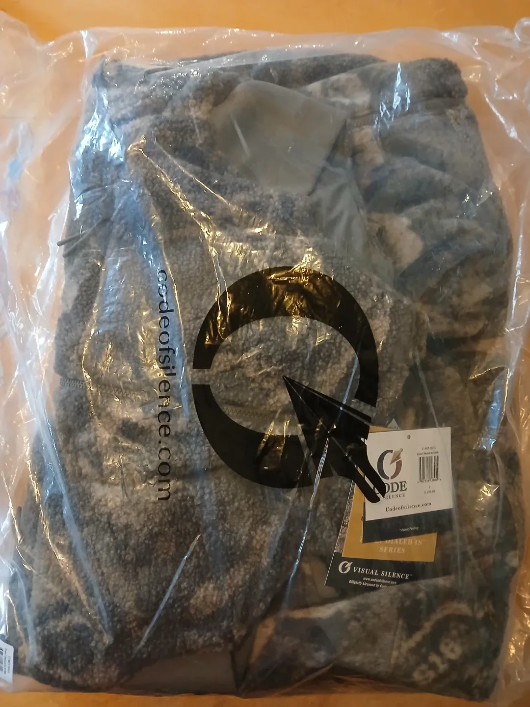 Code of Silence Fleece Jacket - Grey Camo