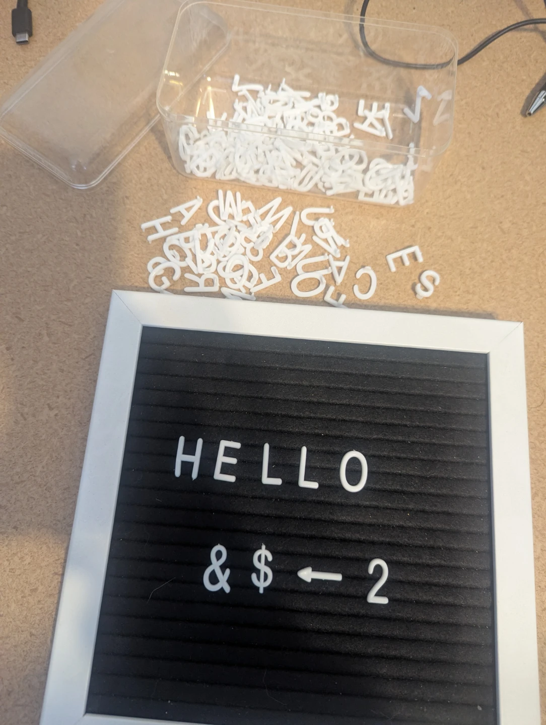 Letter board