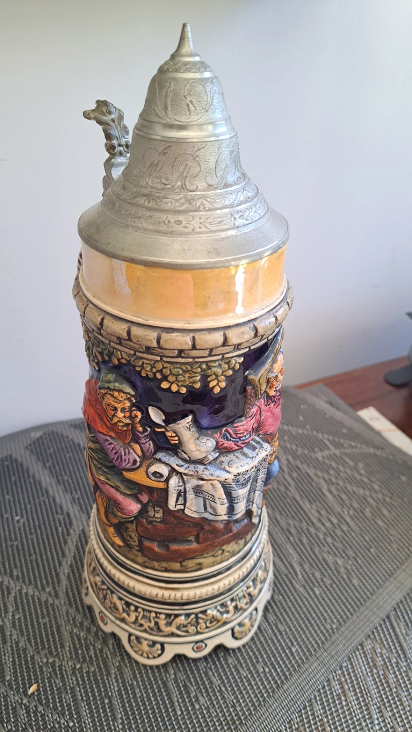 Musical Beer Stein with Pewter Lid - photo 2