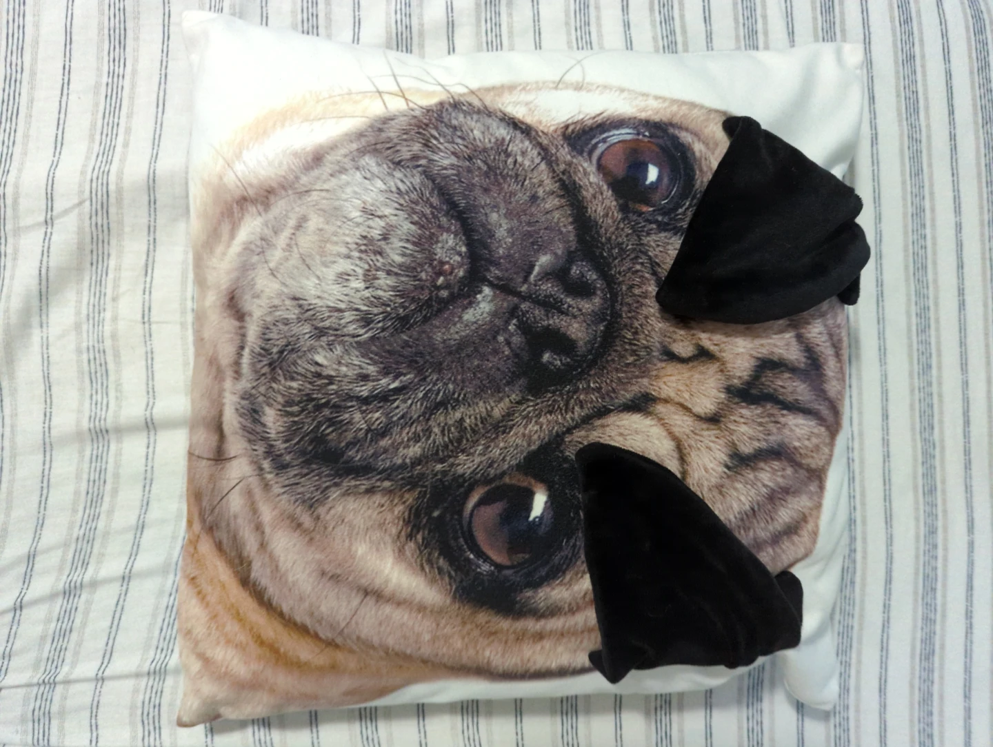 Decorative Pug Face Pillow - photo 2