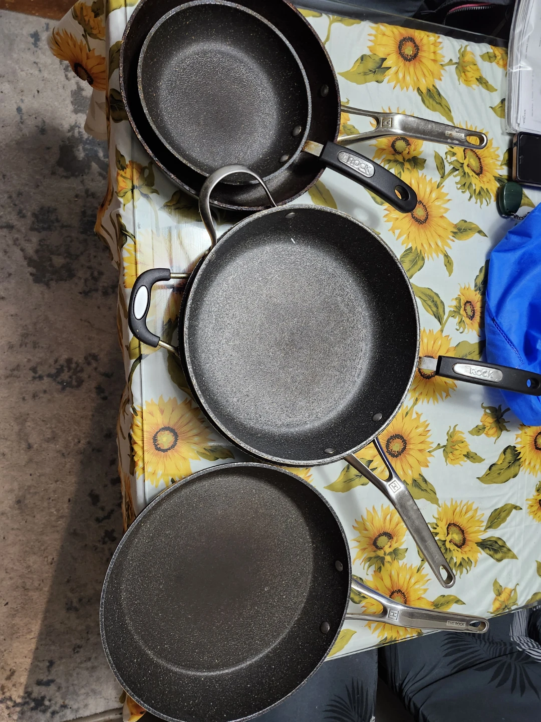 5 pcs ROCK Frying Pan Set