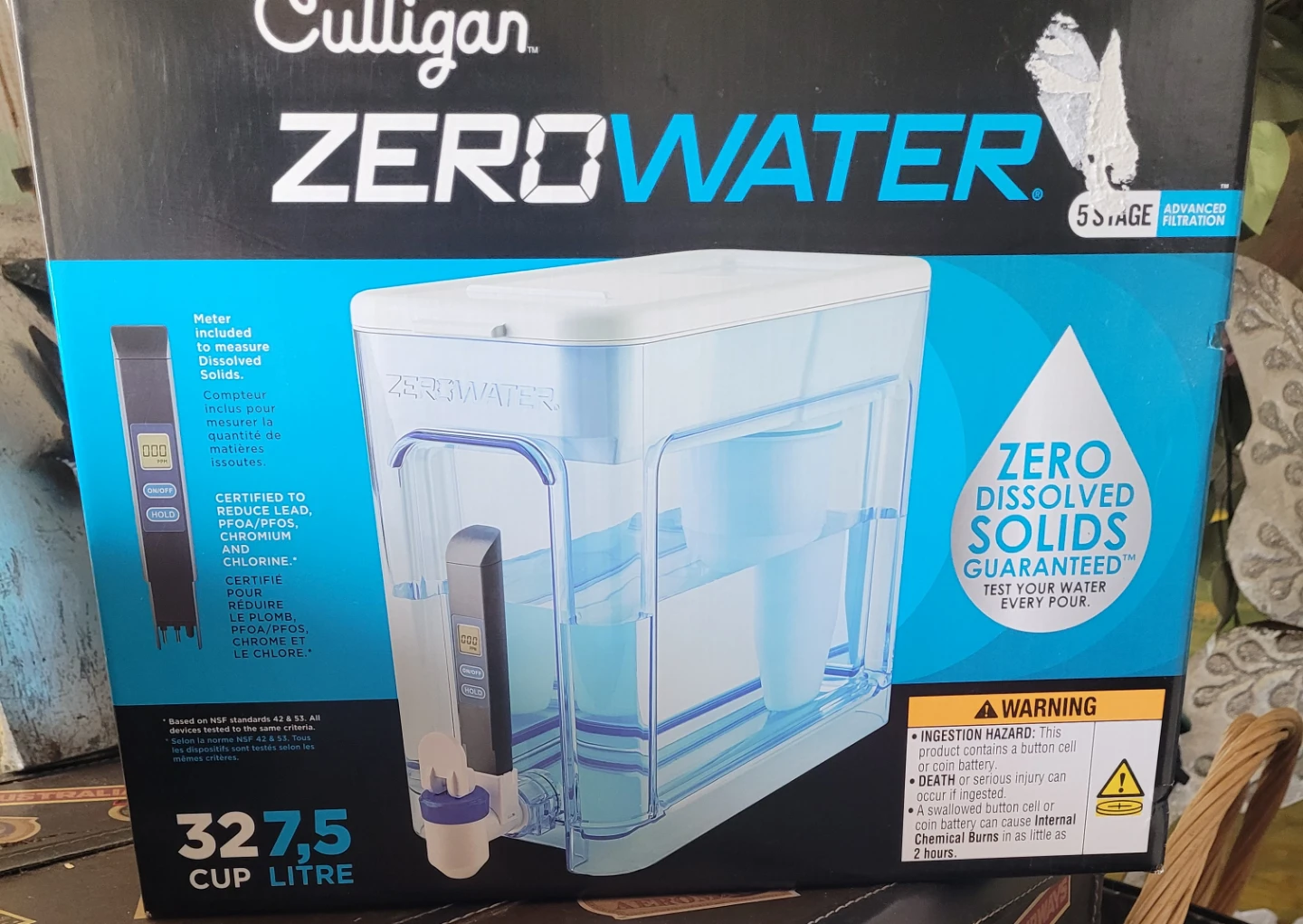 CULLIGAN ZERO WATER FILTER DISPENSER