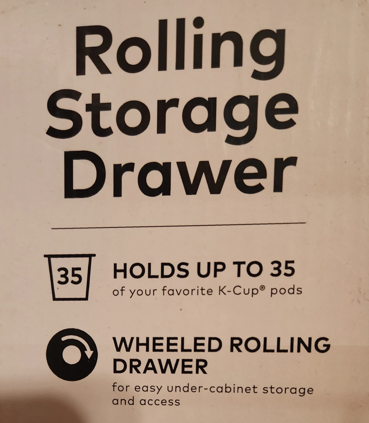 Keurig Rolling Storage Drawer for K-Cup Pods - photo 2