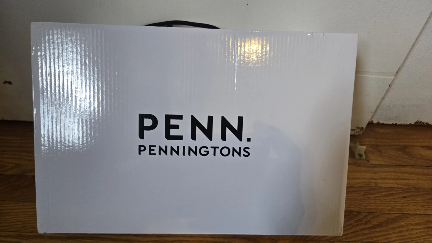 Penningtons Black Wedge Sandals - Size 12WW