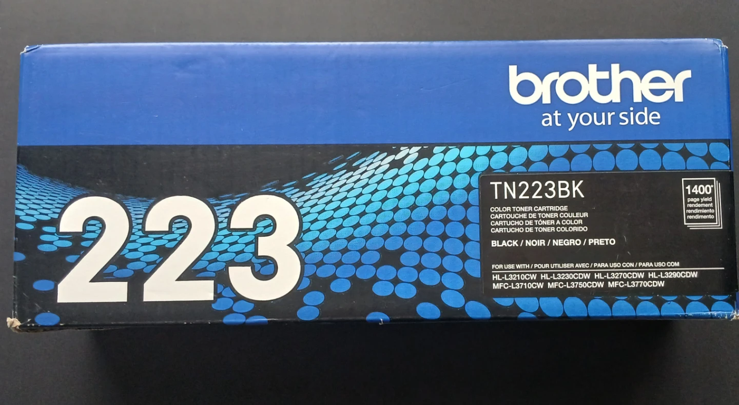 Brother TN223BK Black Toner Cartridge