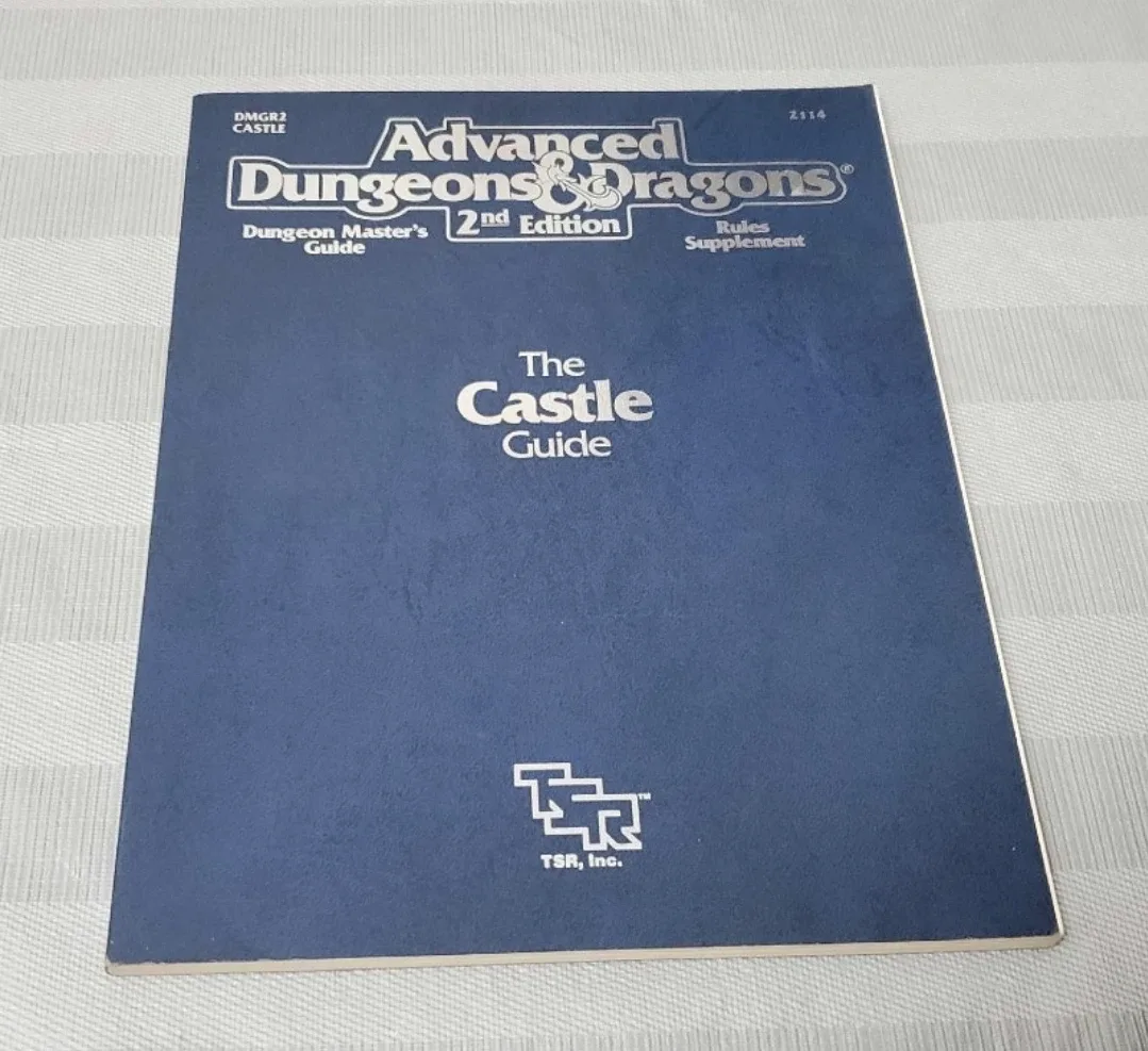 1990 advanced castle guide dungeons & Dragons