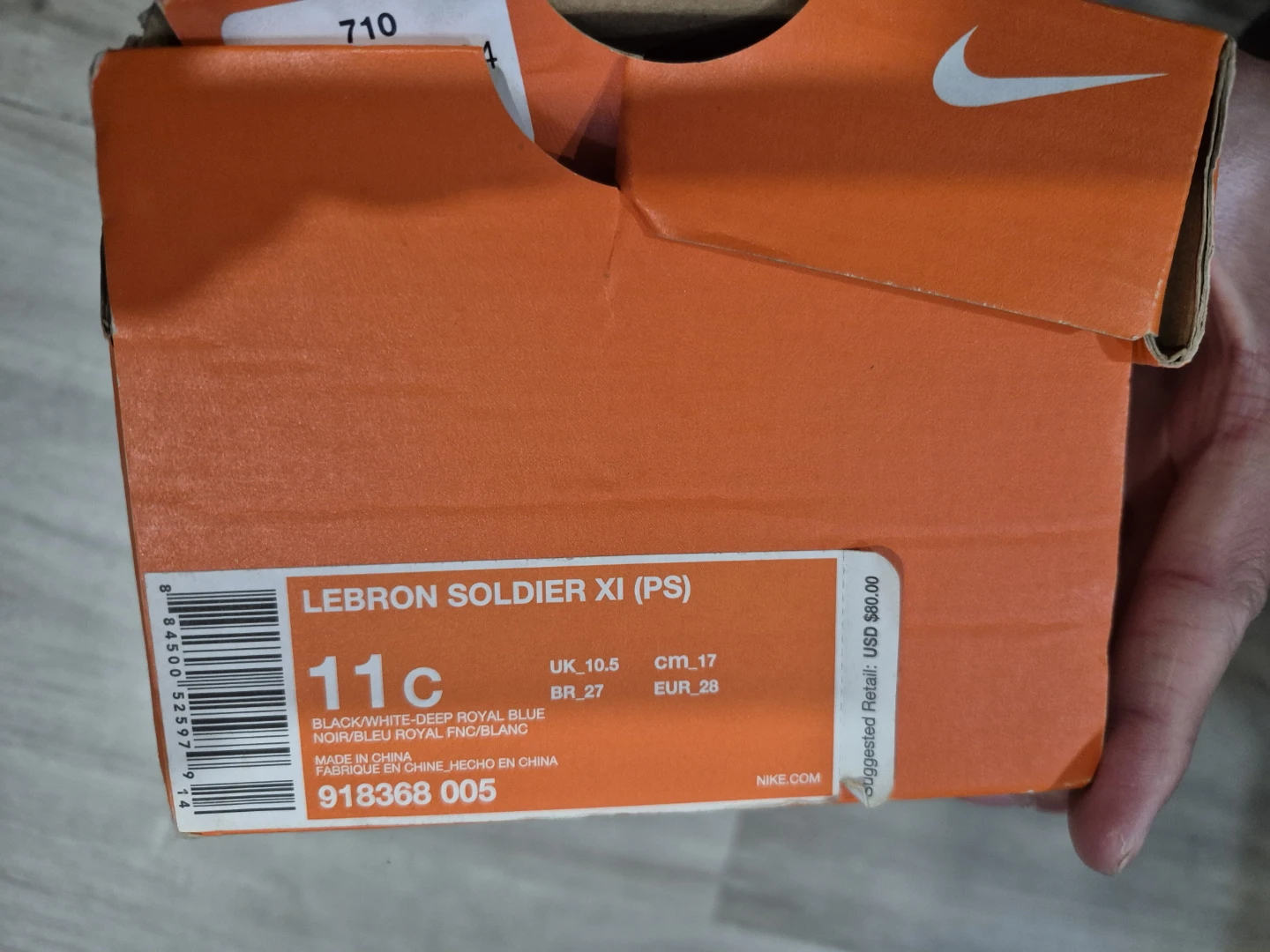 [NEW] Nike Lebron Soldier XI (PS) Shoes - Size 11c - photo 3