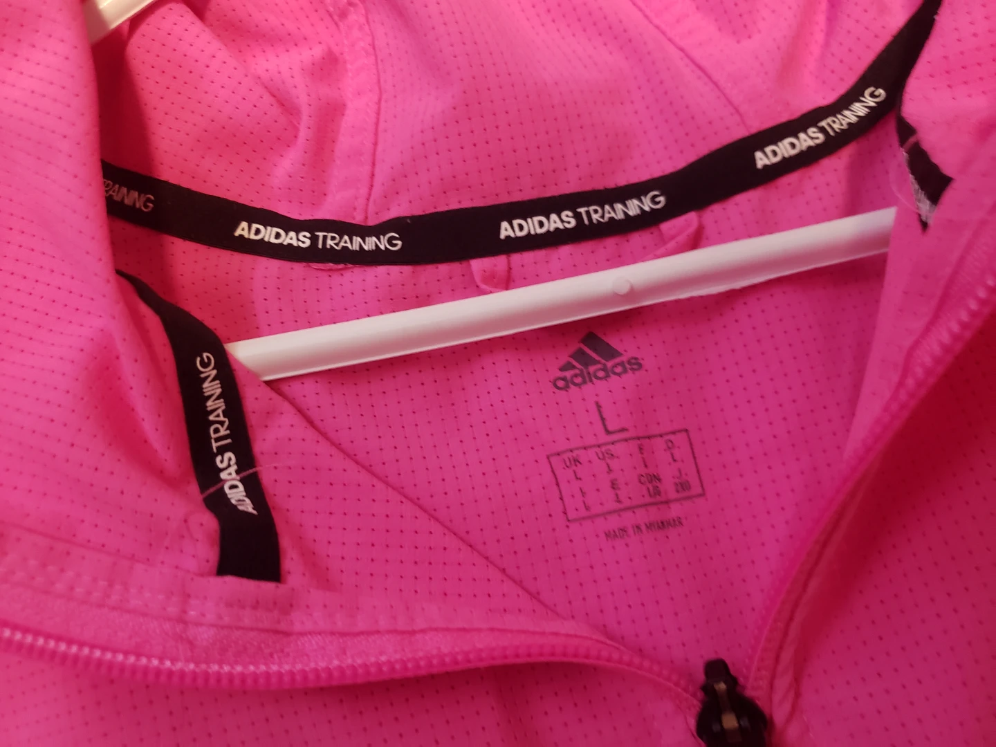 Adidas Pink Training Jacket Size L - photo 5