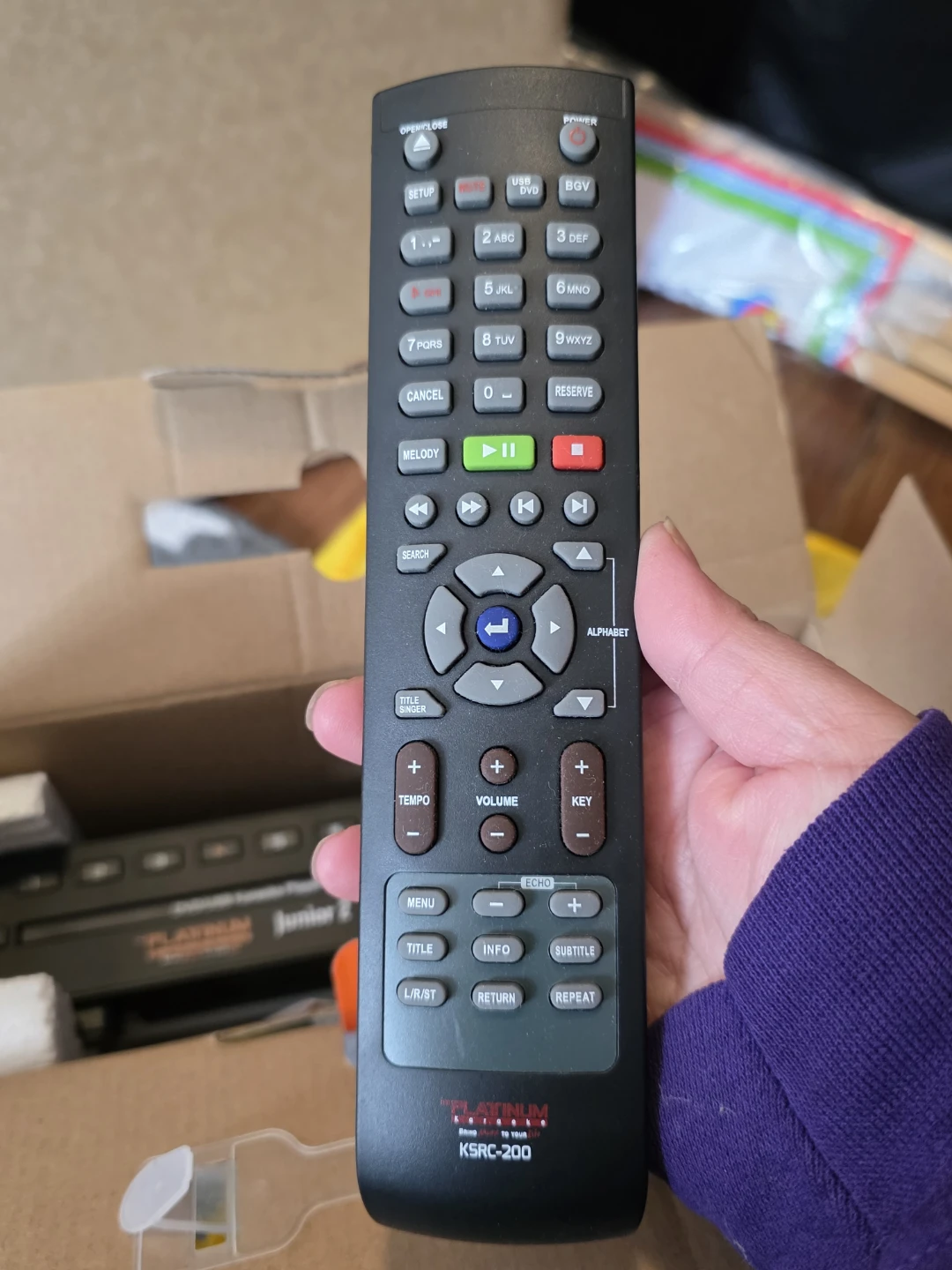 The Platinum Junior 2 Home Karaoke DVD/USB Player - photo 3