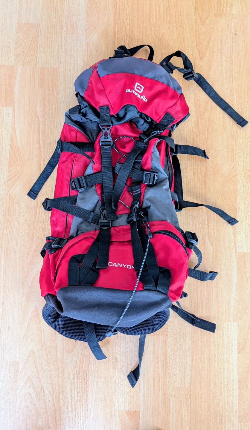 Brand New Outbound Canyon Backpack - Red