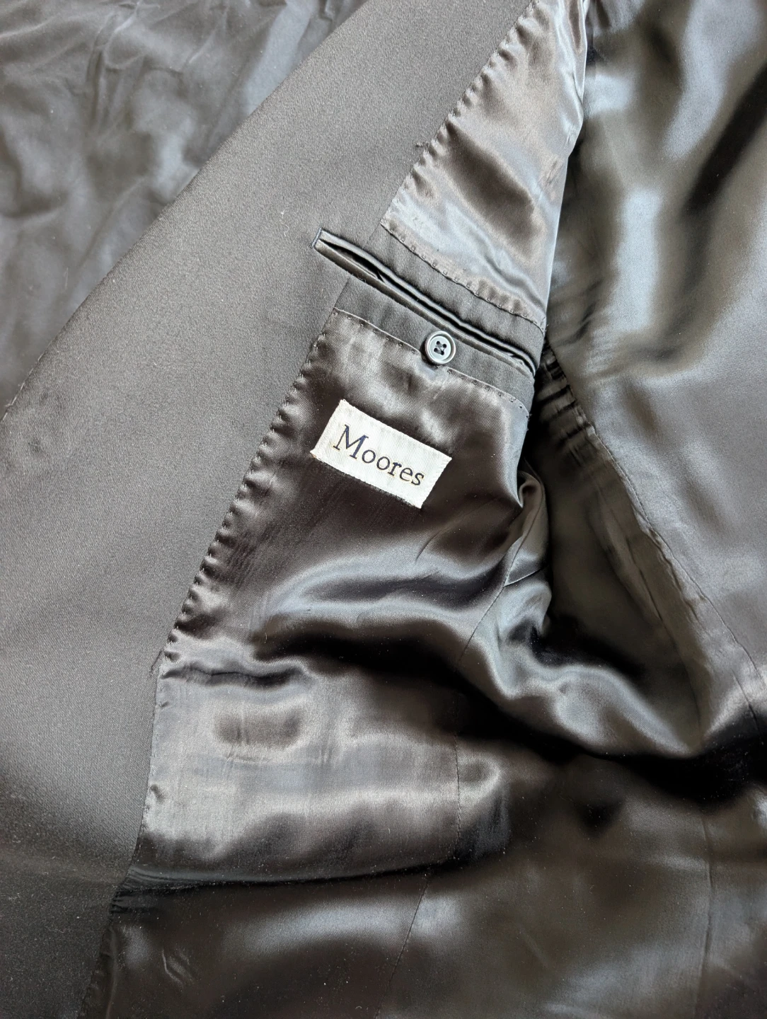 Men's Black Classic Wool Suit - photo 4