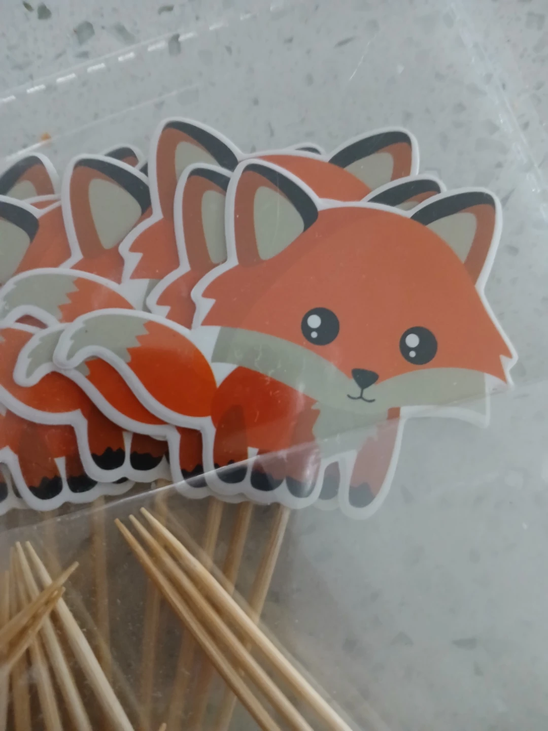 36 Pack Fox Cupcake Toppers