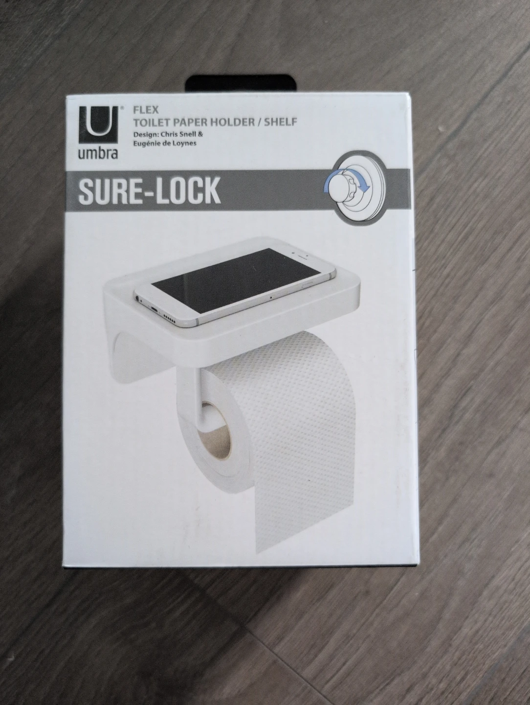 Umbra Flex Toilet Paper Holder with Shelf