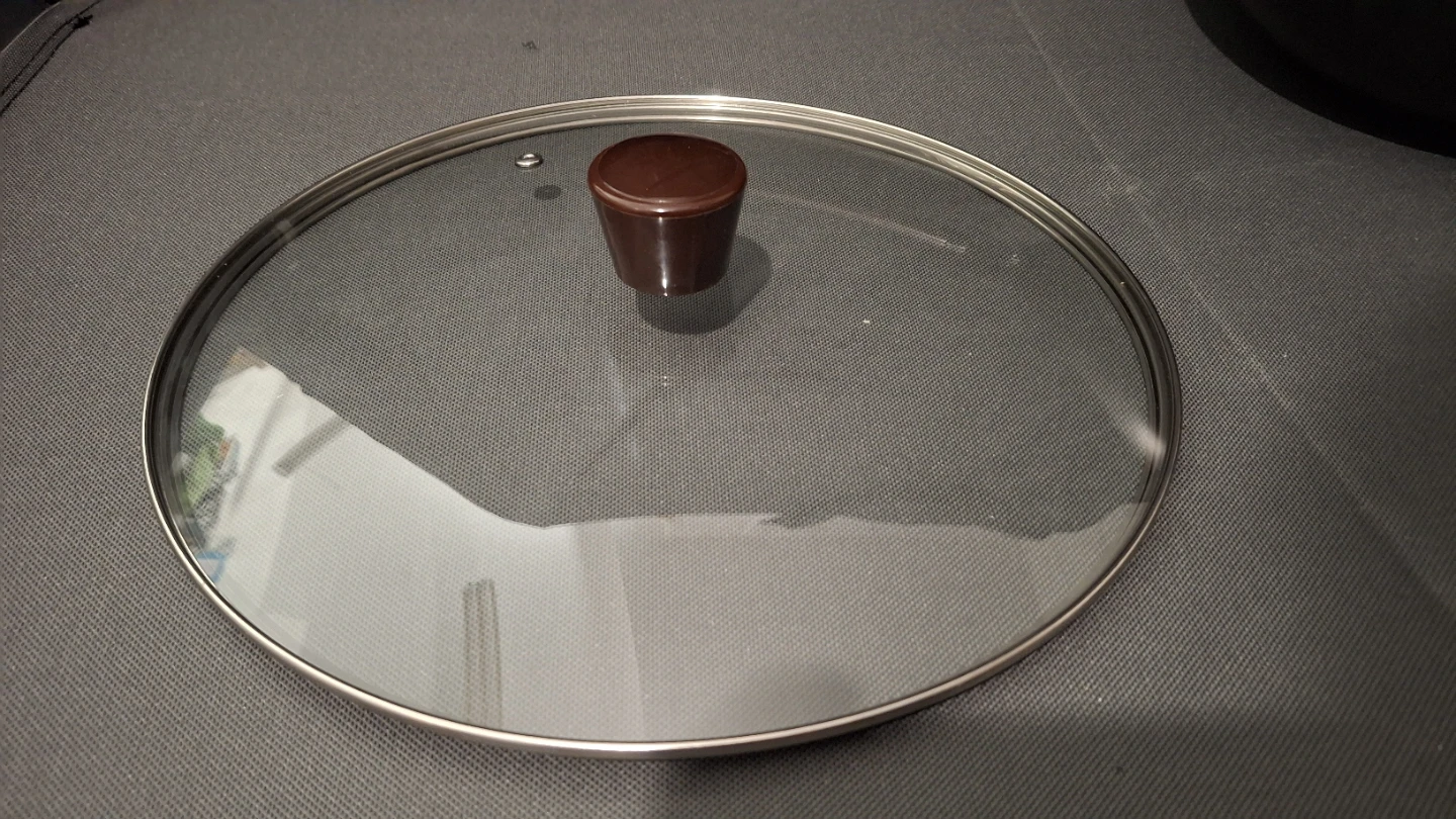 Carbon steel Wok with domed Glass Lid - photo 2
