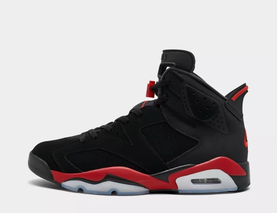 Air Jordan 6 Retro Men's Shoes Black Red