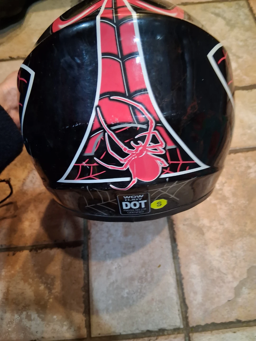 WOW MX Helmet with Spider Web Design - Size S - photo 4
