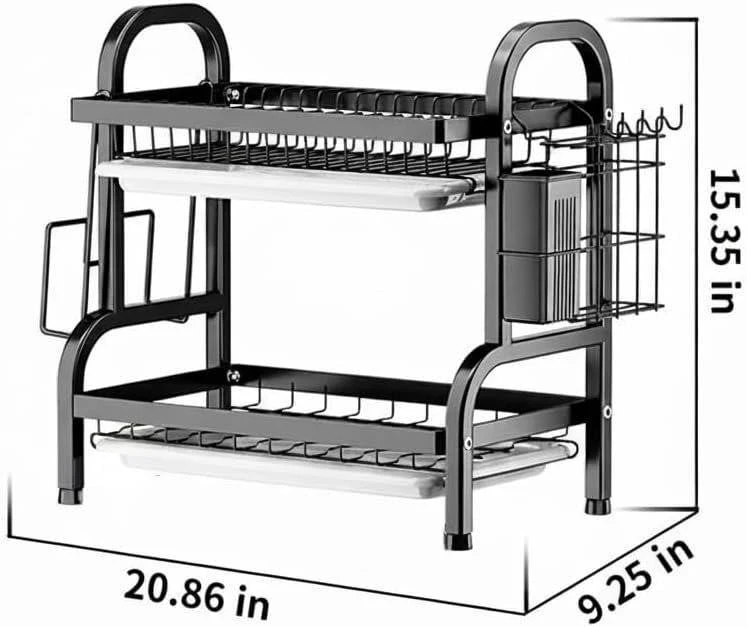 2-Tier Dish Drying Rack
