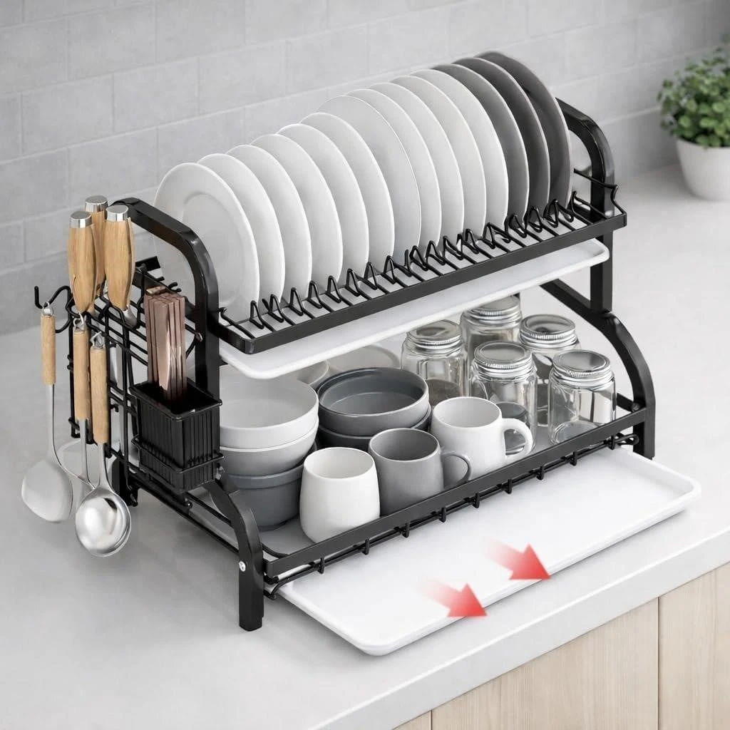 2-Tier Dish Drying Rack - photo 4