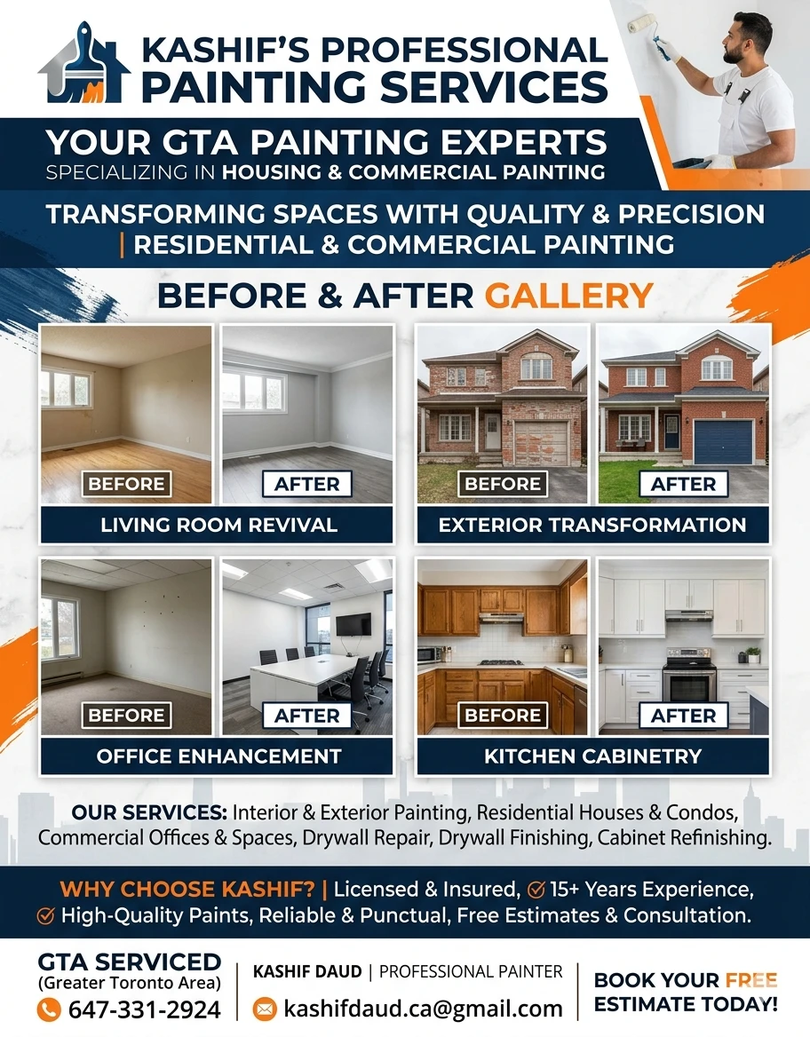 Kashif's Professional Painting Services - GTA Area