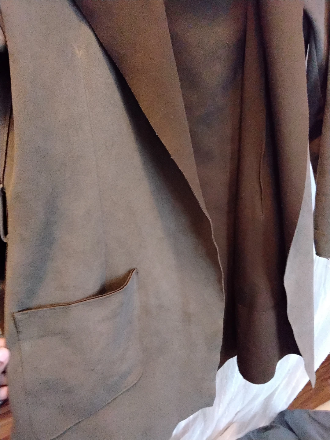ZARA Women's Brown Hooded Duster Jacket - Size M - photo 3