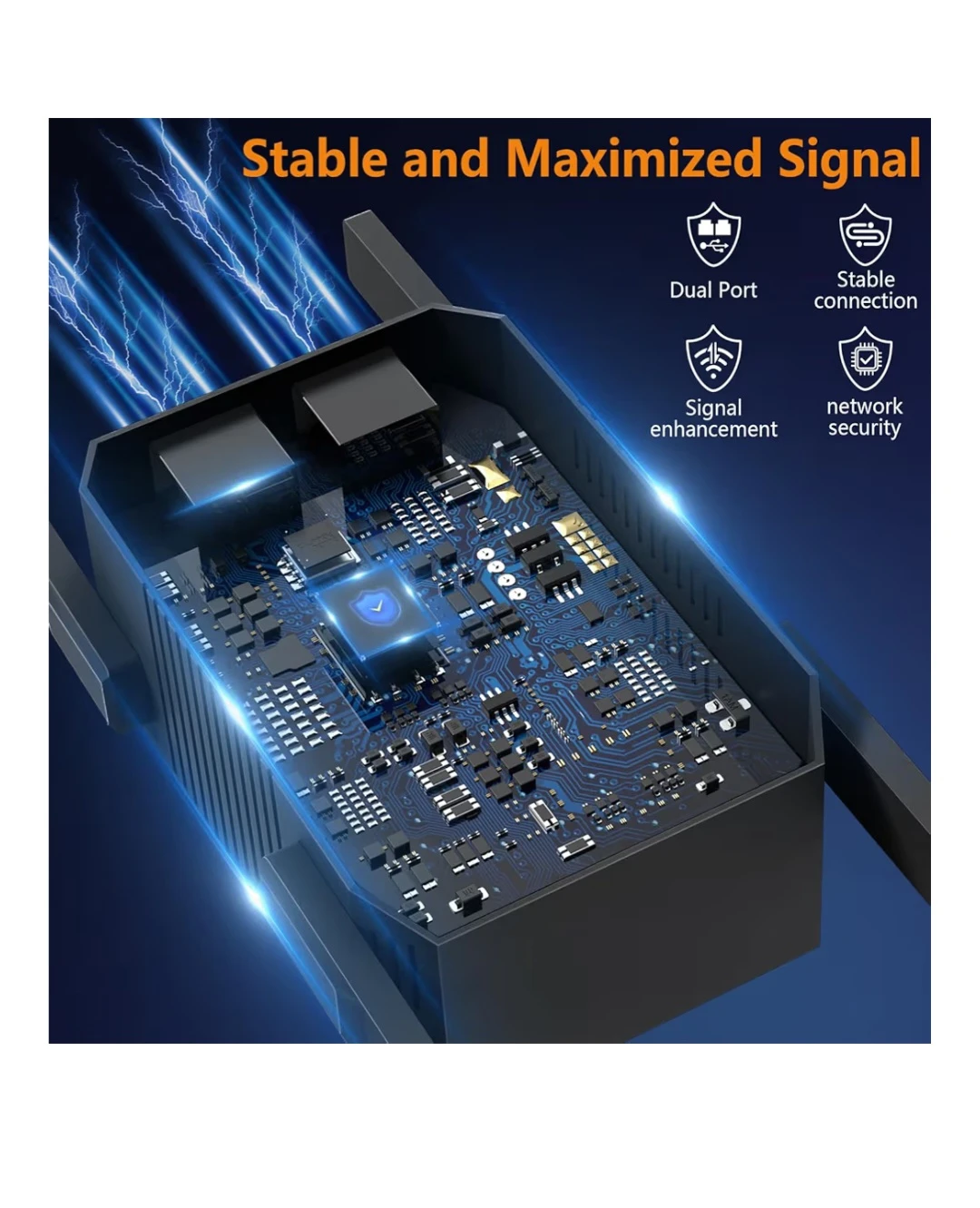 EDTISKE WiFi Extender Signal Booster for Home 5G - photo 2