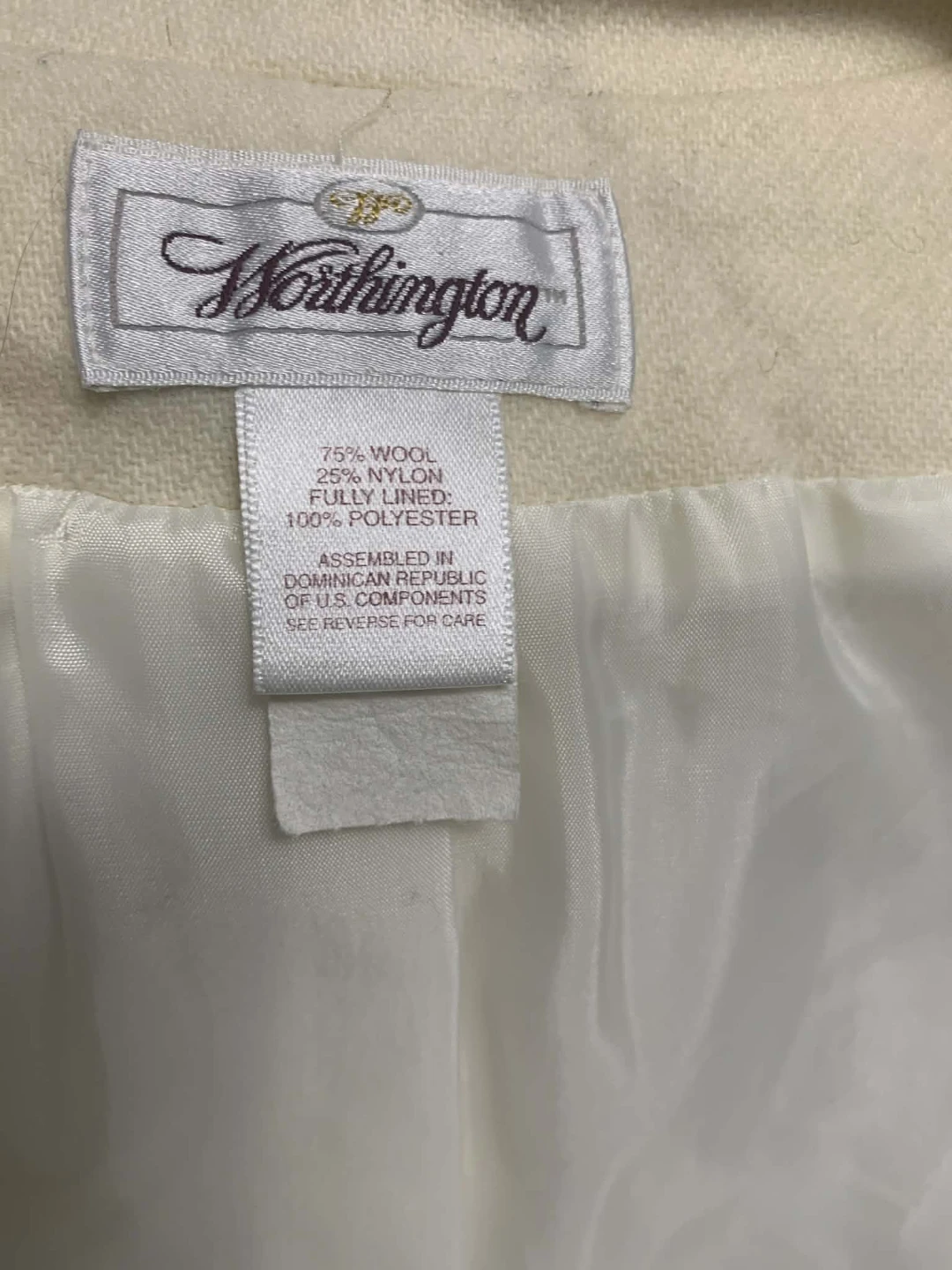 Worthington Women's Cream Wool Blend Blazer - photo 3