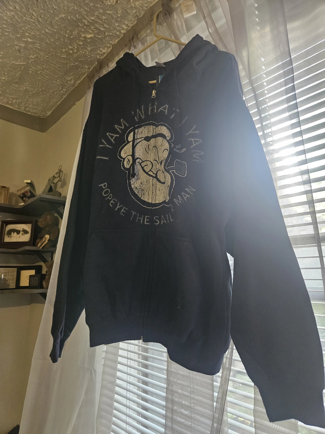 Popeye the Sailor Man Zip-Up Hoodie